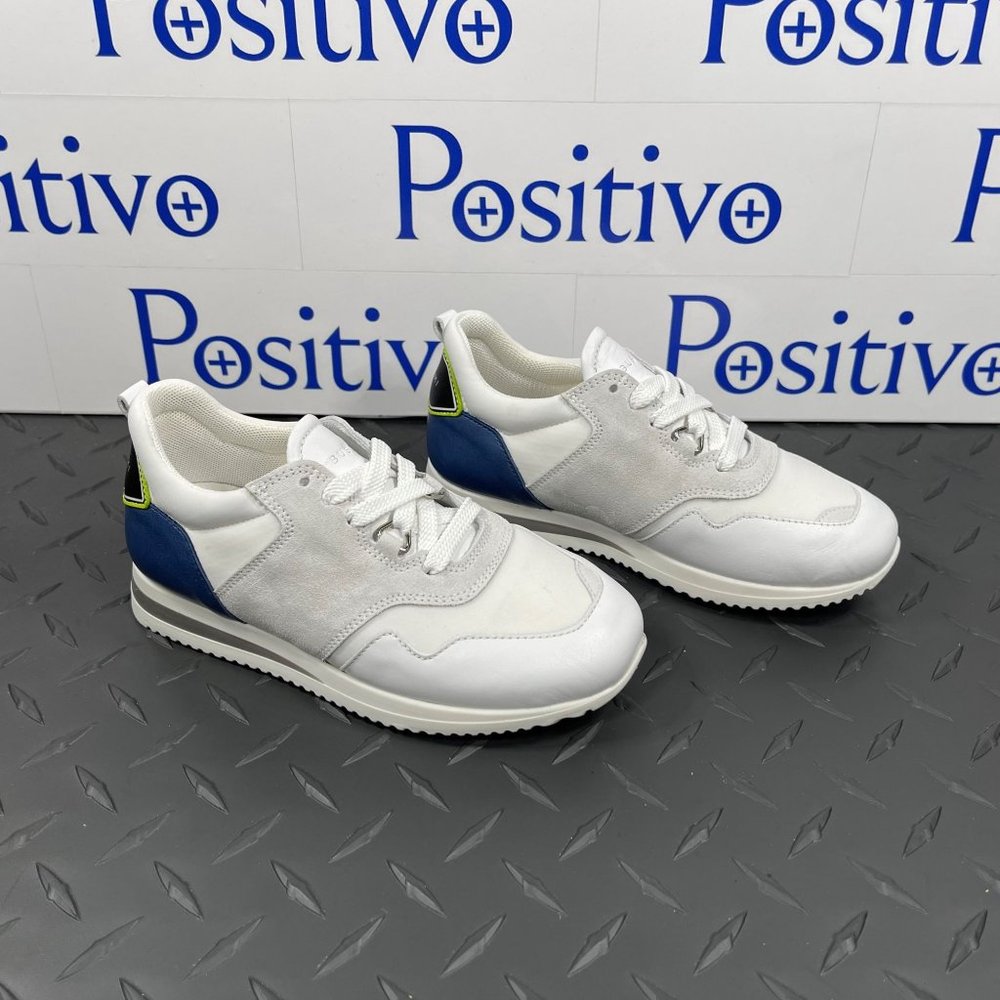 Buscemi Ventura Toddler White Trio Leather Sneakers EU 26 US 9.5 - Picture 4 of 6